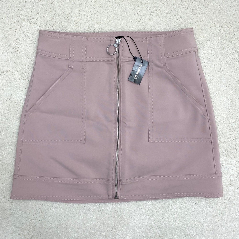 Express A-Line front zip skirt